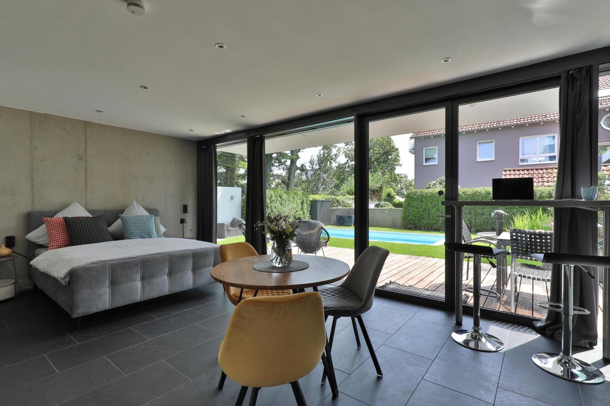 Modernes Studio-Apartment Gersthofen Exterior photo